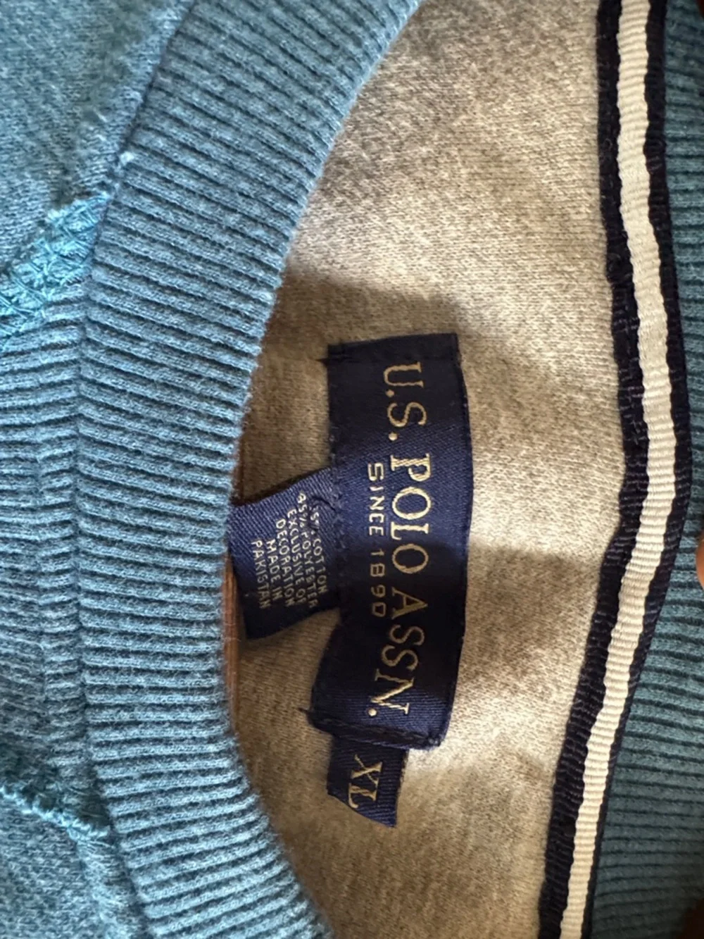 Polo by Ralph Lauren Teal Crewneck Sweatshirt - Picture 2 of 5